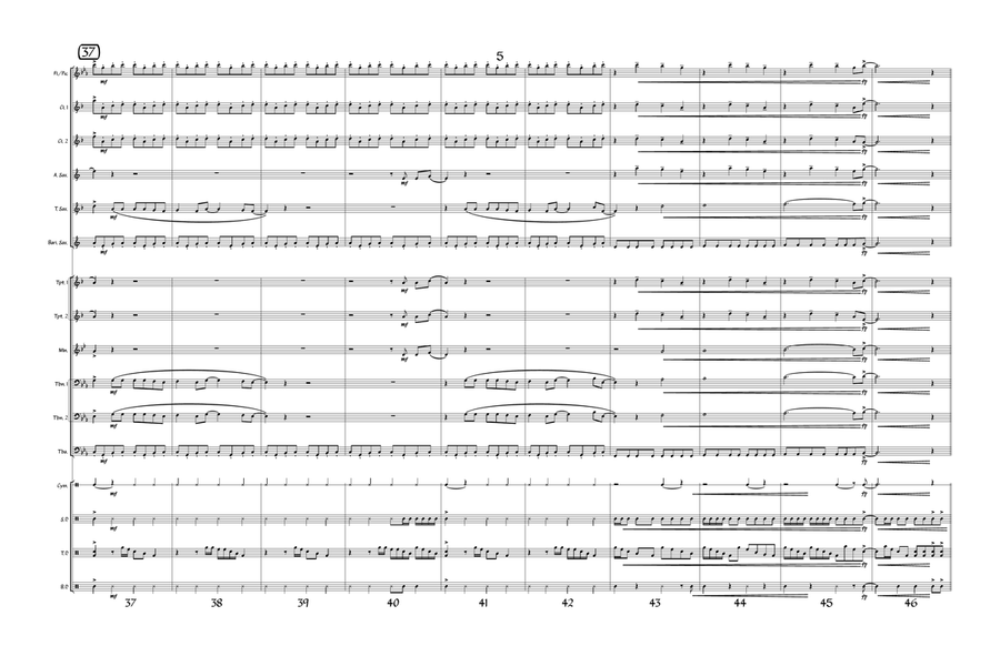Playing With The Boys Marching Band scores gallery preview page 5