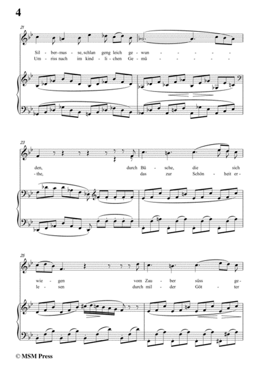 Schubert-Der Fluss,in B flat Major,for Voice&Piano image number null