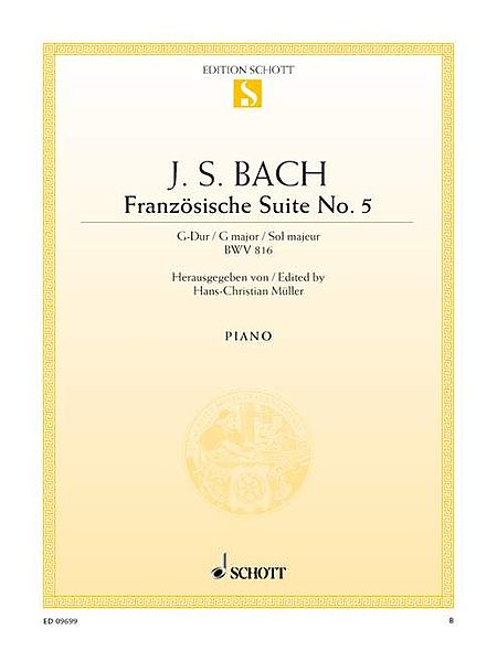 French Suite No. 5 in G Major, BWV 816