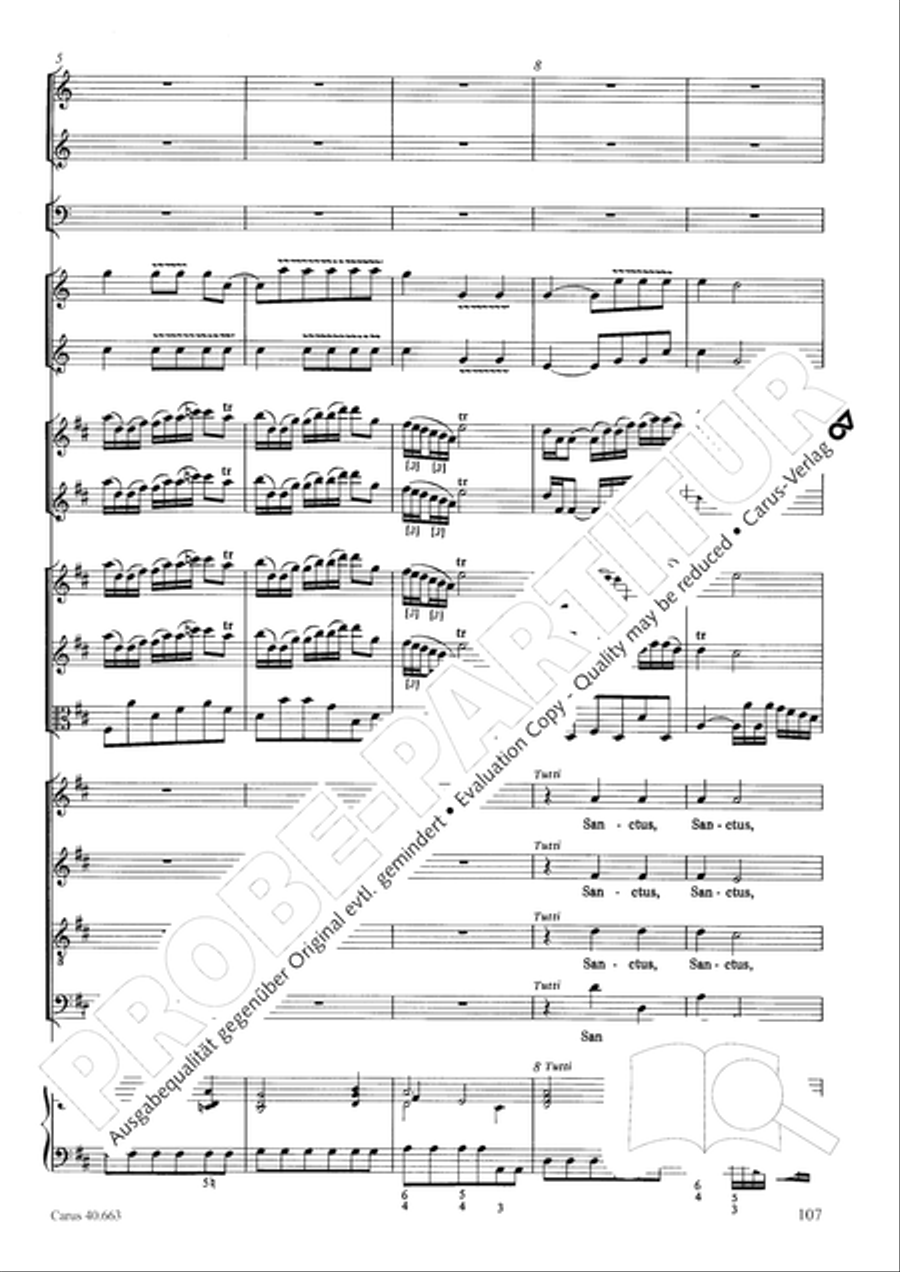 Mass in D minor (Missa in d) ATB scores gallery preview page 123