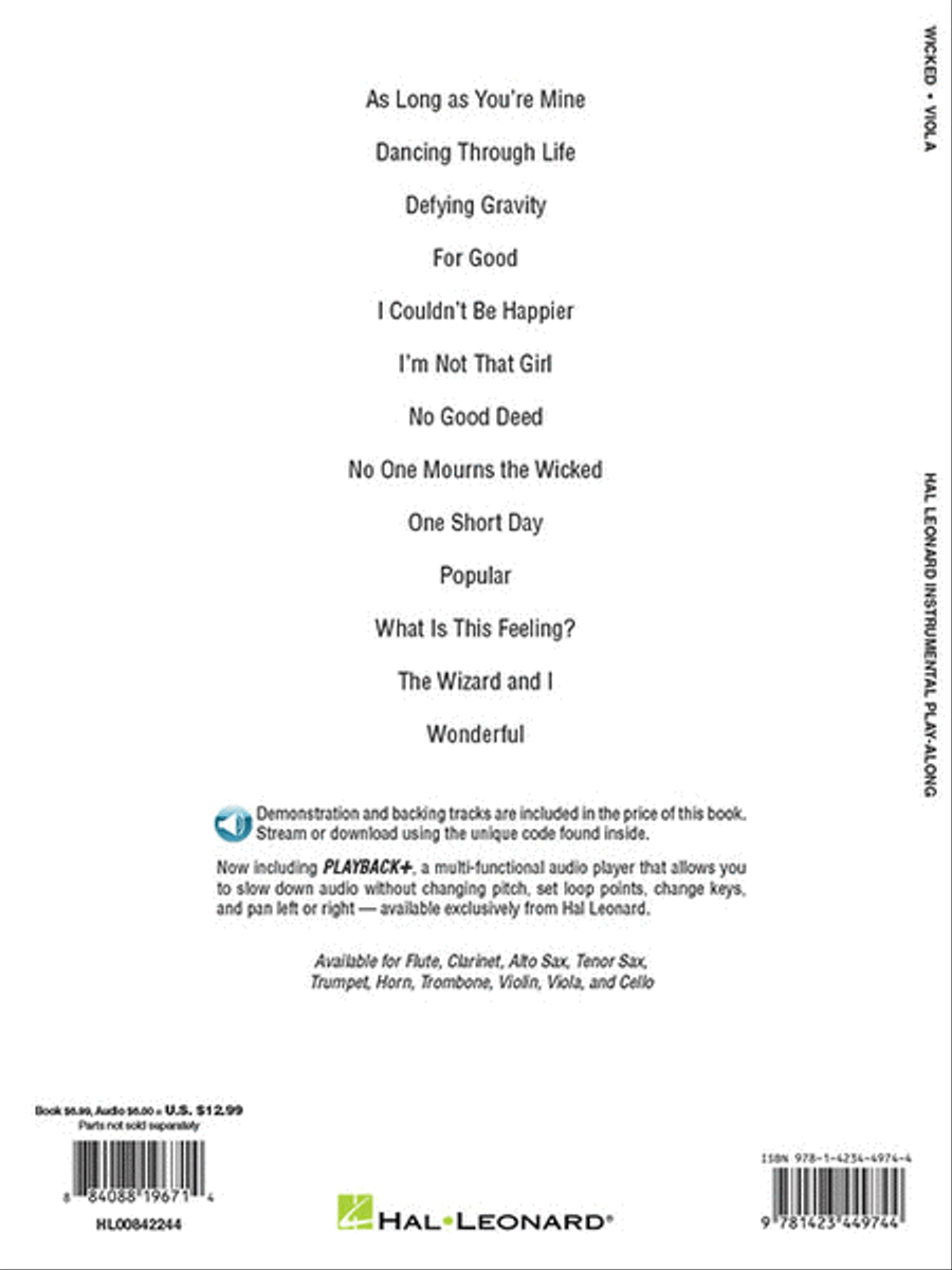 Wicked Viola Solo scores gallery preview page 5