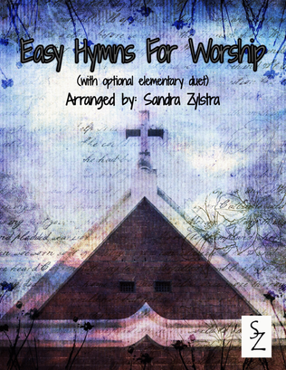 Easy Hymns For Worship (elementary piano solo with optional duet)