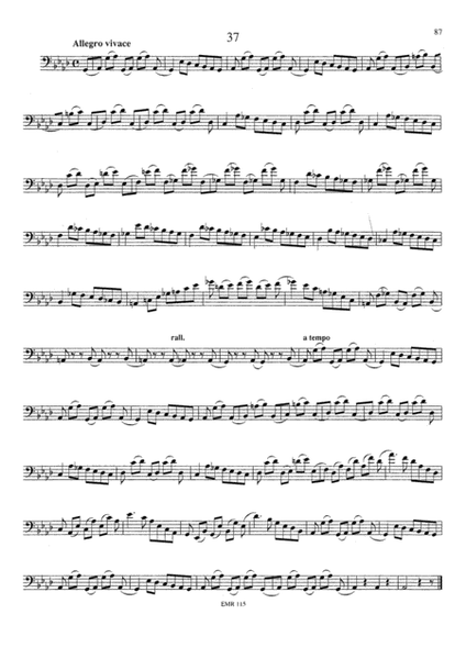 Method for bass trombone