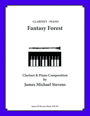 Book cover for Fantasy Forest - Clarinet & Piano