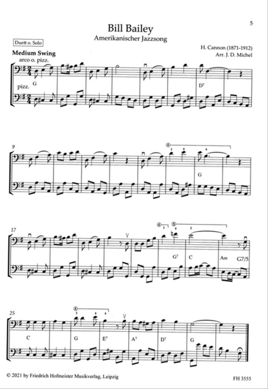 Dancing Bass Dancing Bass String Duet scores gallery preview page 2