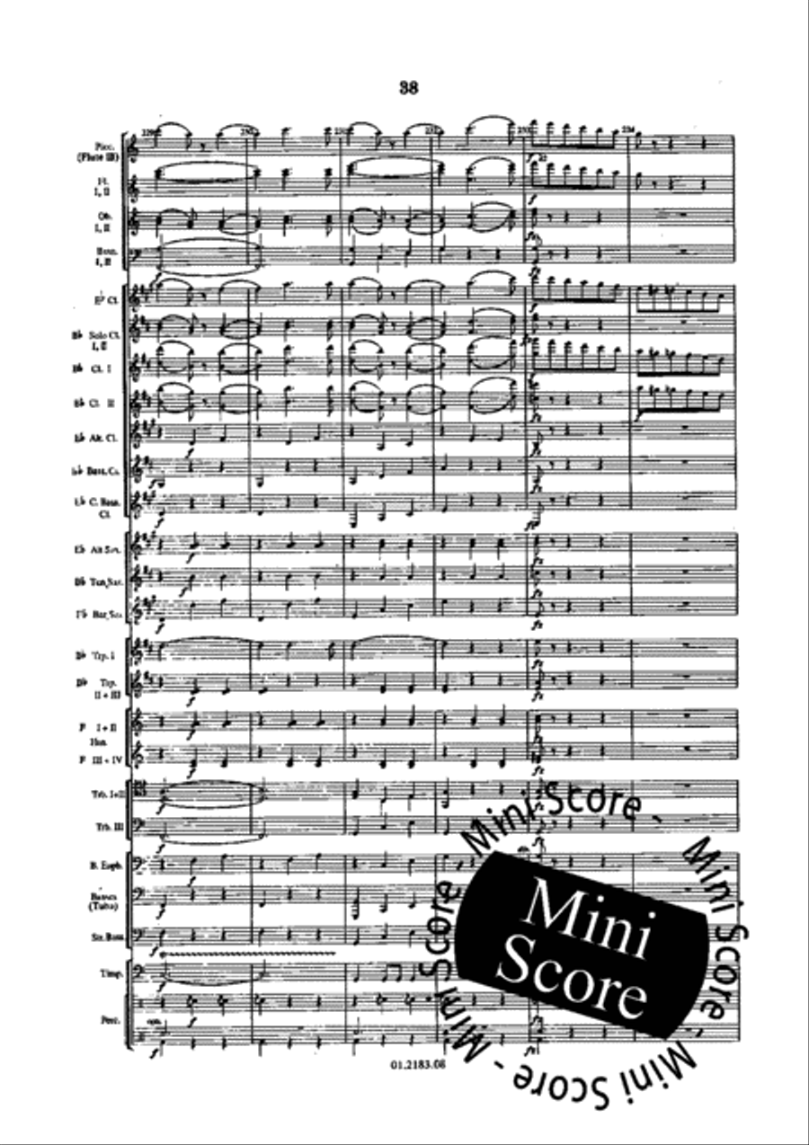 Der Zigeunerbaron Concert Band scores gallery preview page 44