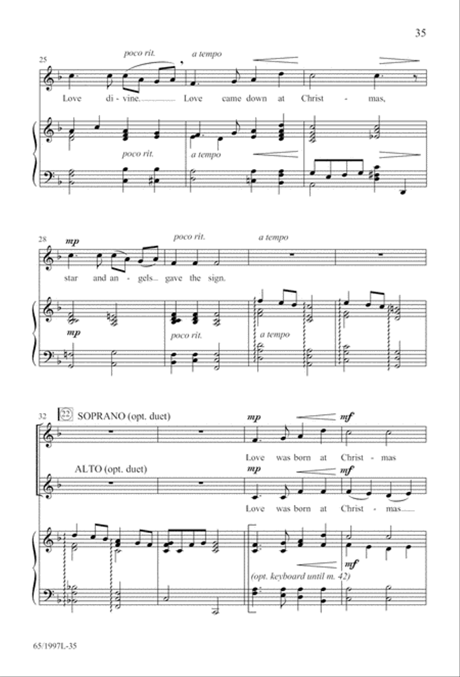 Candles and Carols Candles and Carols 3-Part scores gallery preview page 36
