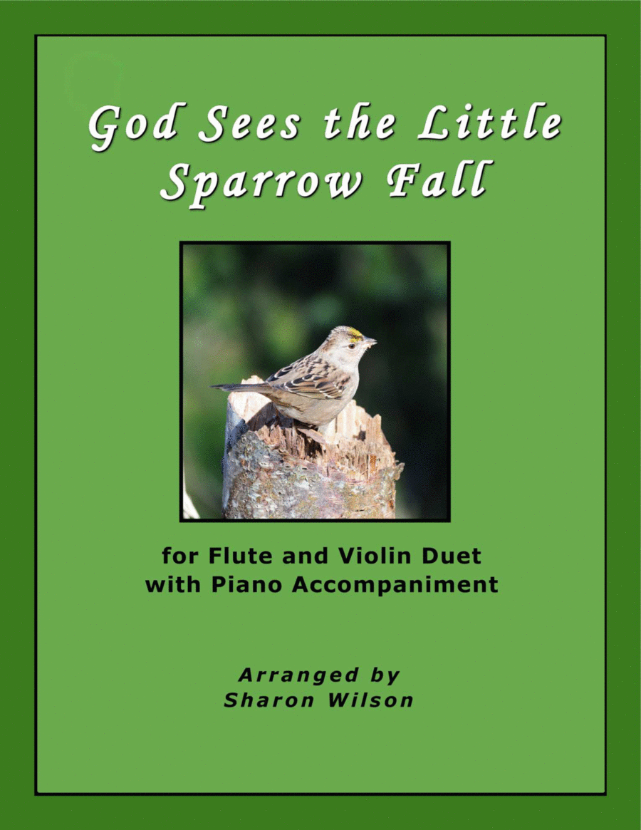 God Sees the Little Sparrow Fall (for Flute and/or Violin Duet with Piano Accompaniment) image number null