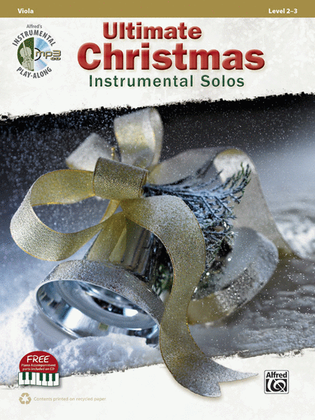 Book cover for Ultimate Christmas Instrumental Solos for Strings