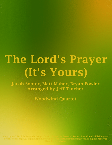 The Lord's Prayer (it's Yours) image number null