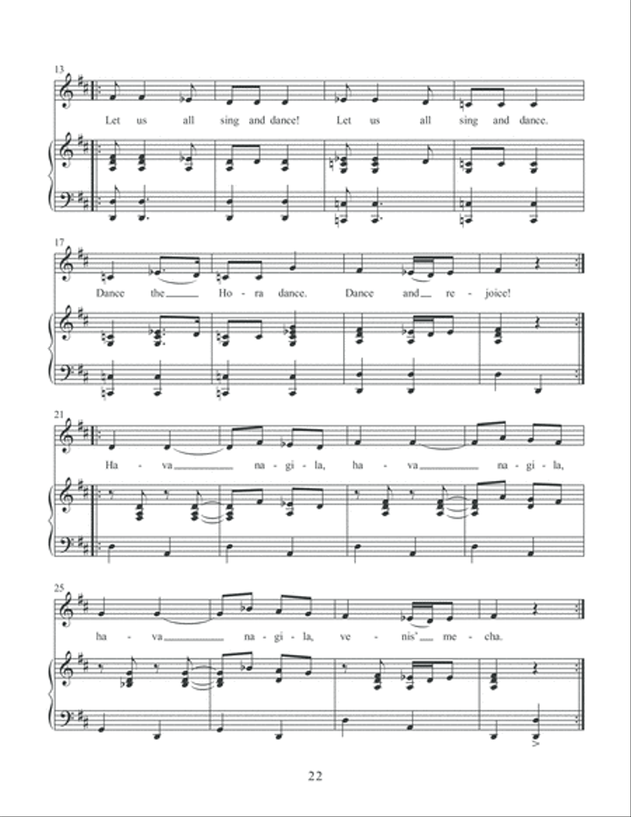 Sing and Dance Around the World Unison Choir scores gallery preview page 23