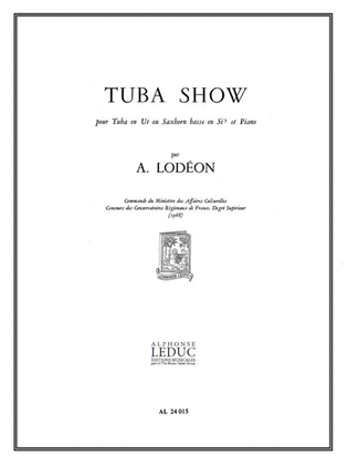 Book cover for Tuba Show (tuba & Piano)