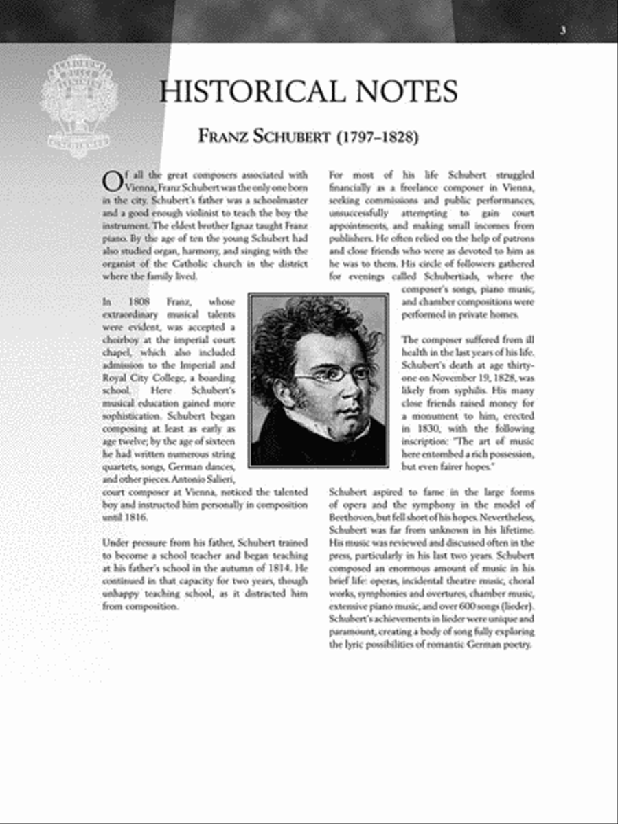 Schubert – Four Impromptus, D. 899 (0p. 90) Piano Solo scores gallery preview page 3