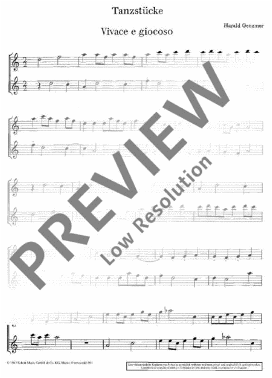 Dance piece Dance piece Alto Recorder scores gallery preview page 5