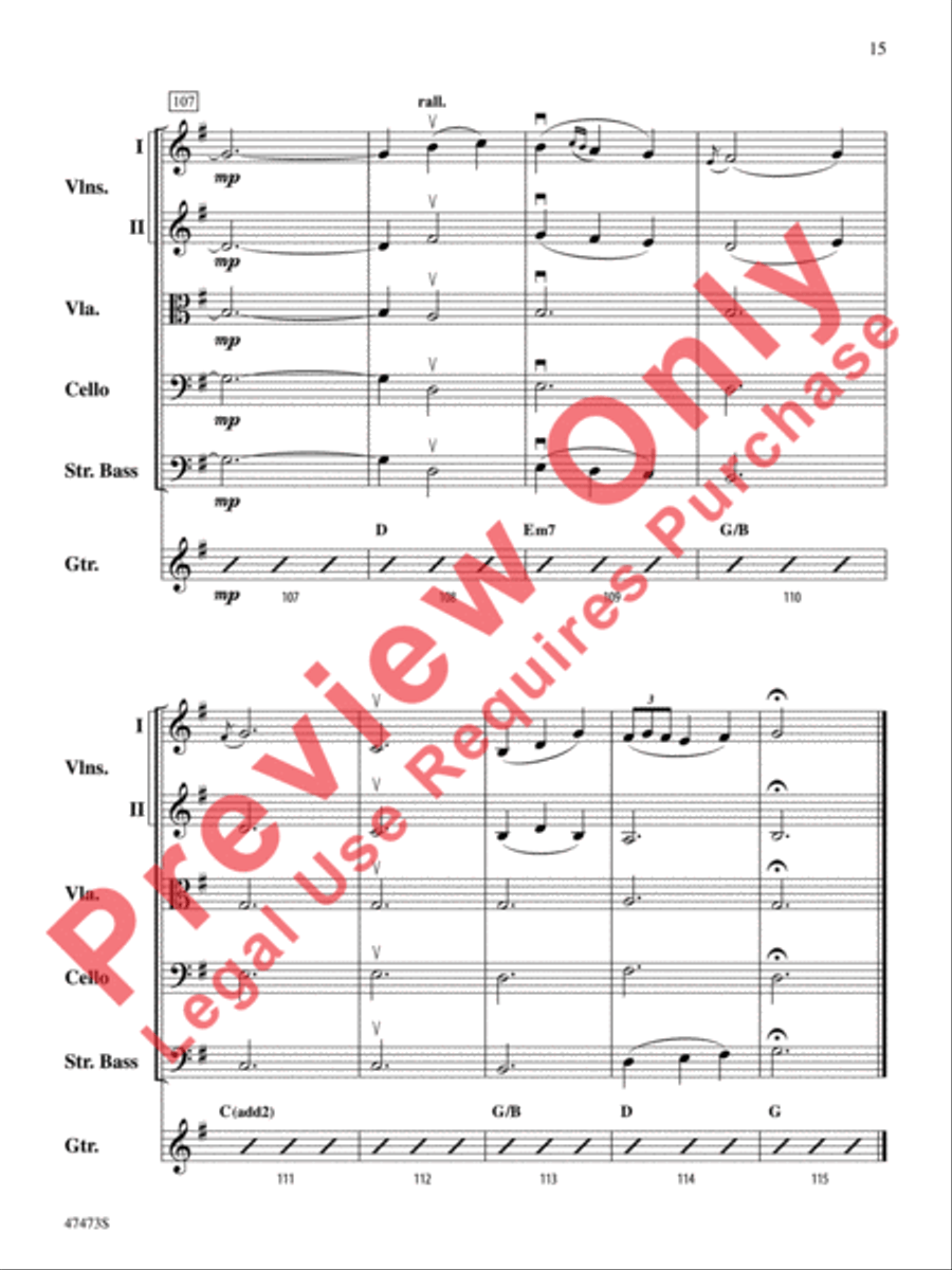 Josephine's Waltz String Orchestra scores gallery preview page 16