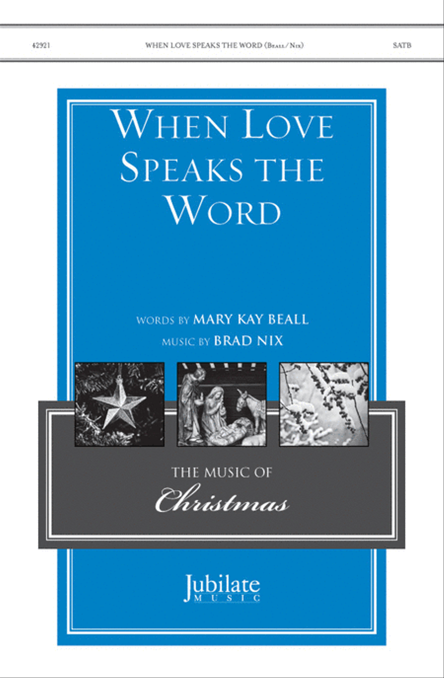 When Love Speaks the Word 4-Part scores gallery preview page 1
