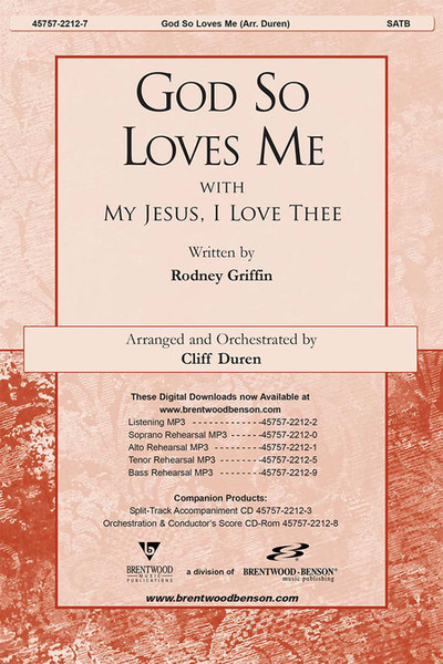 God So Loves Me (Split Track Accompaniment CD)