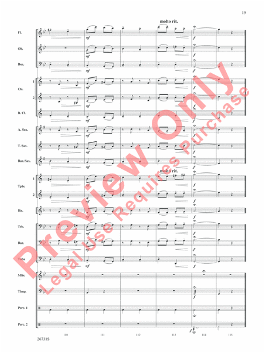 Christmastime in Russia Christmastime in Russia Concert Band scores gallery preview page 20