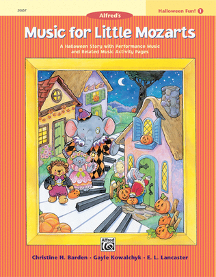Book cover for Music for Little Mozarts Halloween Fun, Book 1