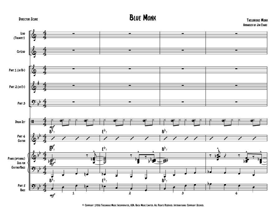 Blue Monk Jazz Ensemble scores gallery preview page 2