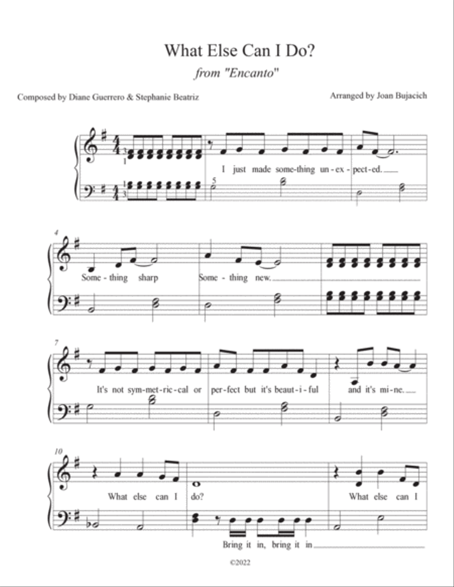 What Else Can I Do? Piano Solo scores gallery preview page 2