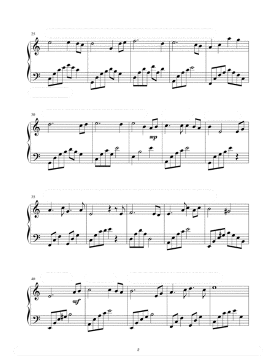Whither Must I Wander Piano Solo scores gallery preview page 2