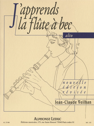 Book cover for J'apprends La Flute A Bec Alto