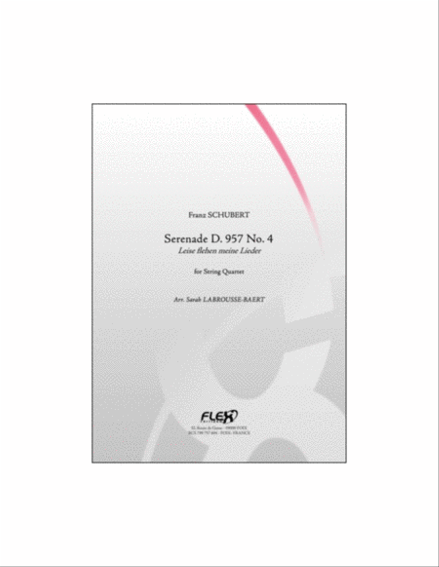 Serenade D. 957 No. 4 - Leise flehen meine Lieder String Quartet scores gallery preview page 1