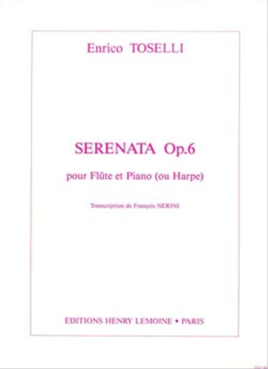 Serenata Op. 6 Serenata Op. 6 Flute Solo scores gallery preview page 1