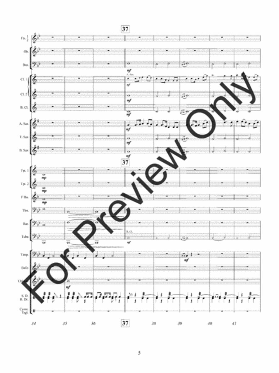 Dreams Of Scotland Concert Band scores gallery preview page 8