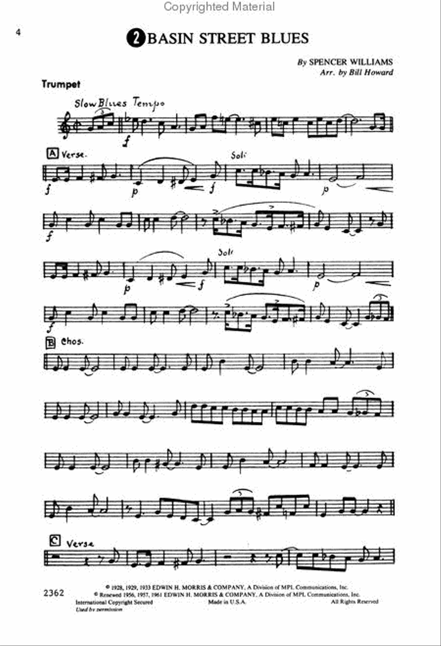 Authentic Dixieland Authentic Dixieland Jazz Ensemble scores gallery preview page 3