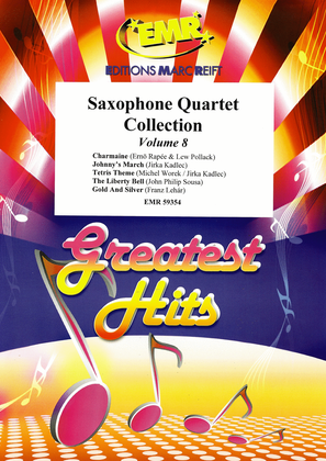 Book cover for Saxophone Quartet Collection Volume 8