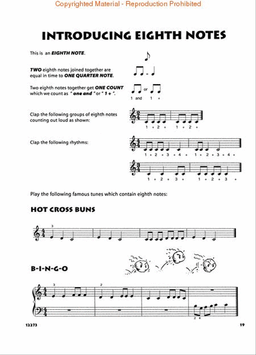 Beanstalk's Basics for Piano Piano Method scores gallery preview page 4