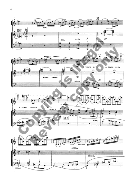 Concerto for Violin & Orchestra, Op. 46 (Piano score)