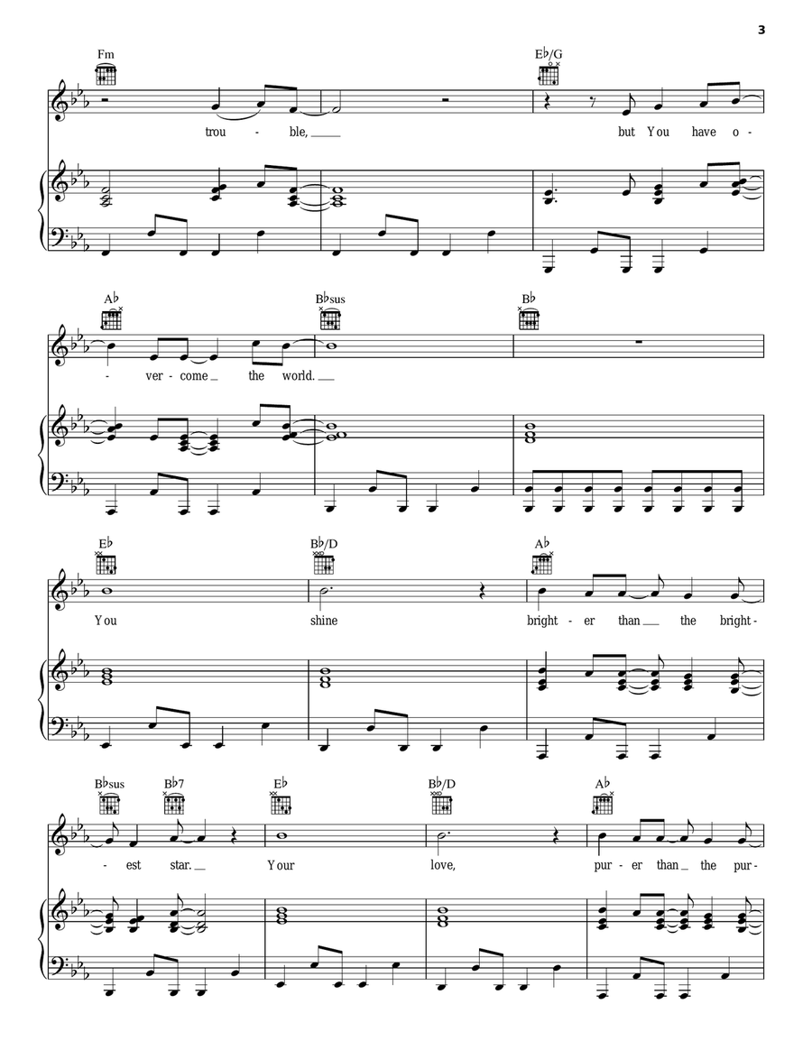 You Shine You Shine Acoustic Guitar scores gallery preview page 3