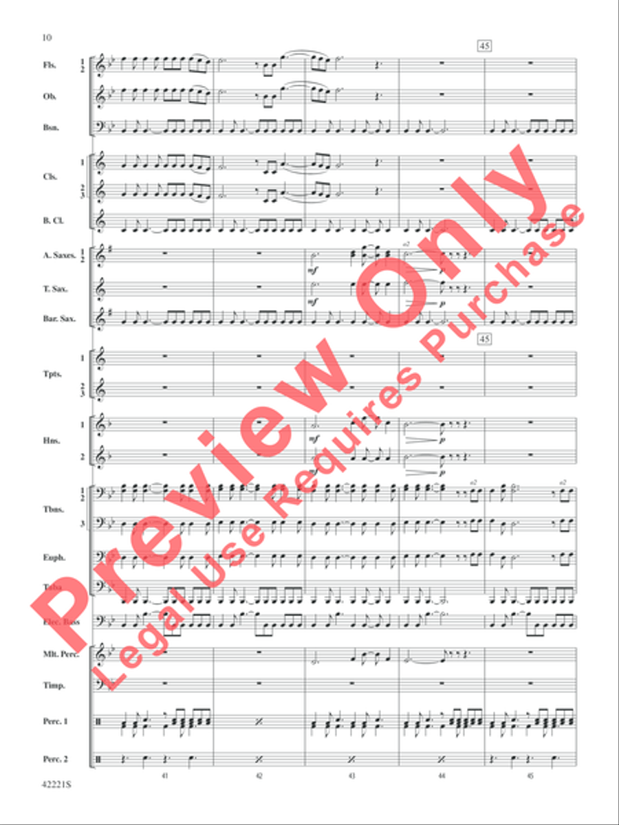 Carry On Concert Band scores gallery preview page 11