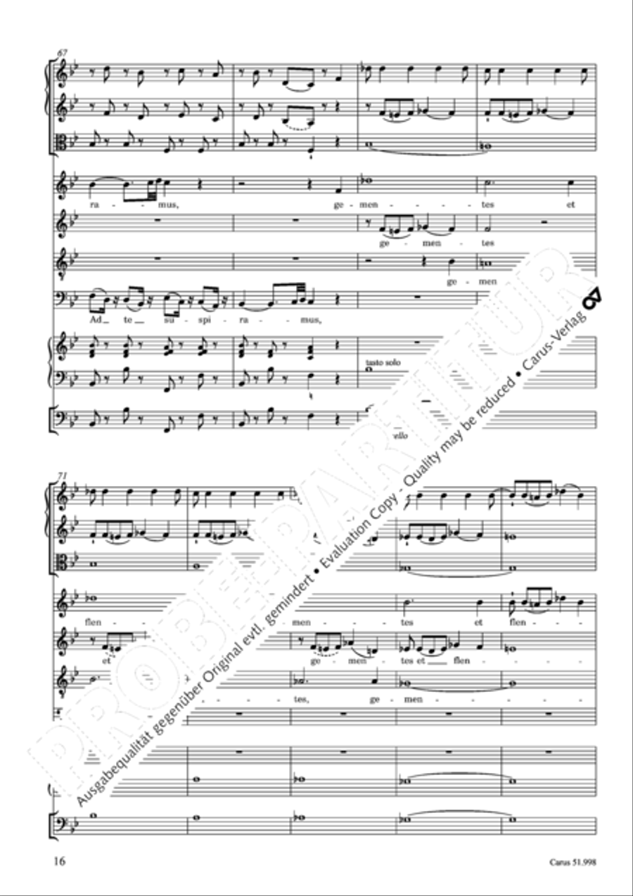 Salve Regina in g Salve Regina in g 4-Part scores gallery preview page 17
