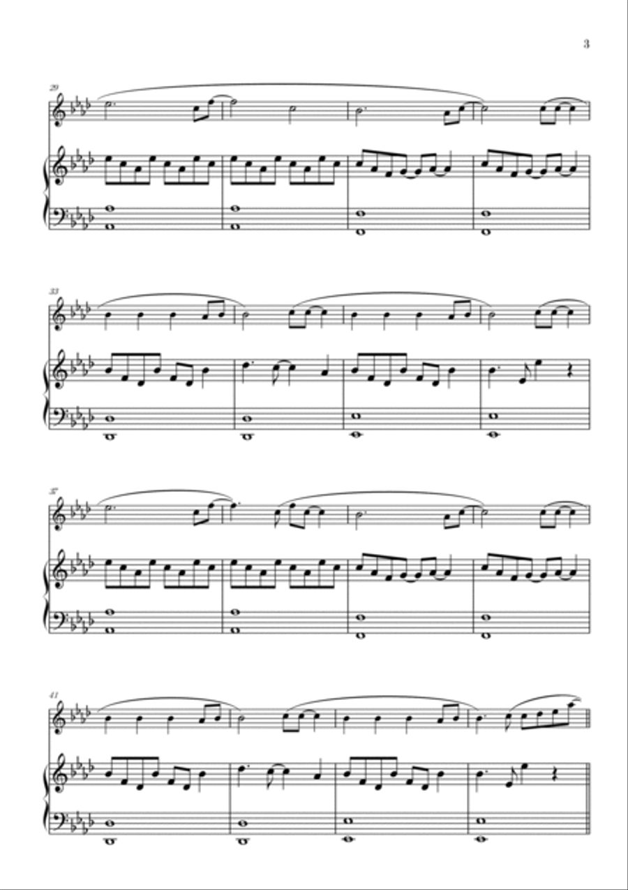 All Of Me All Of Me Violin Solo scores gallery preview page 3