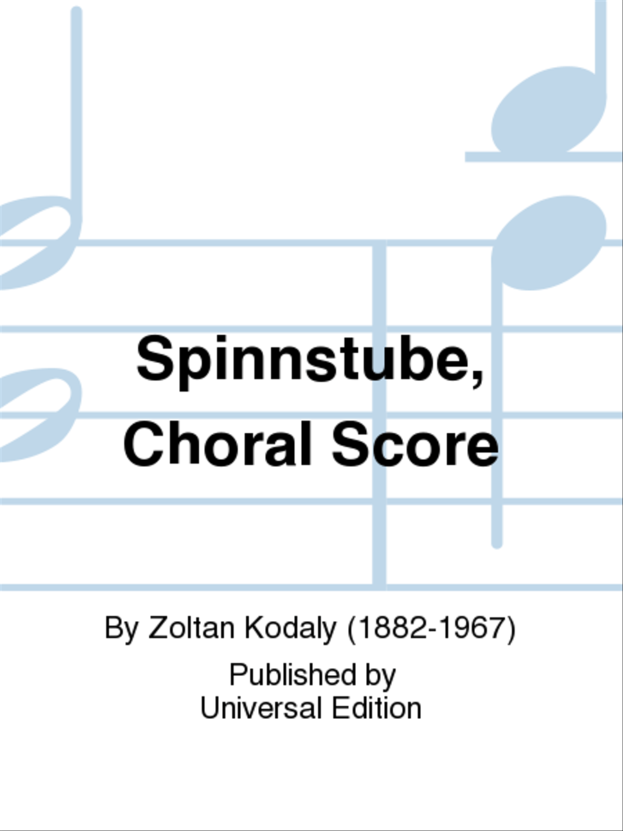Spinnstube, Choral Score Choir scores gallery preview page 1