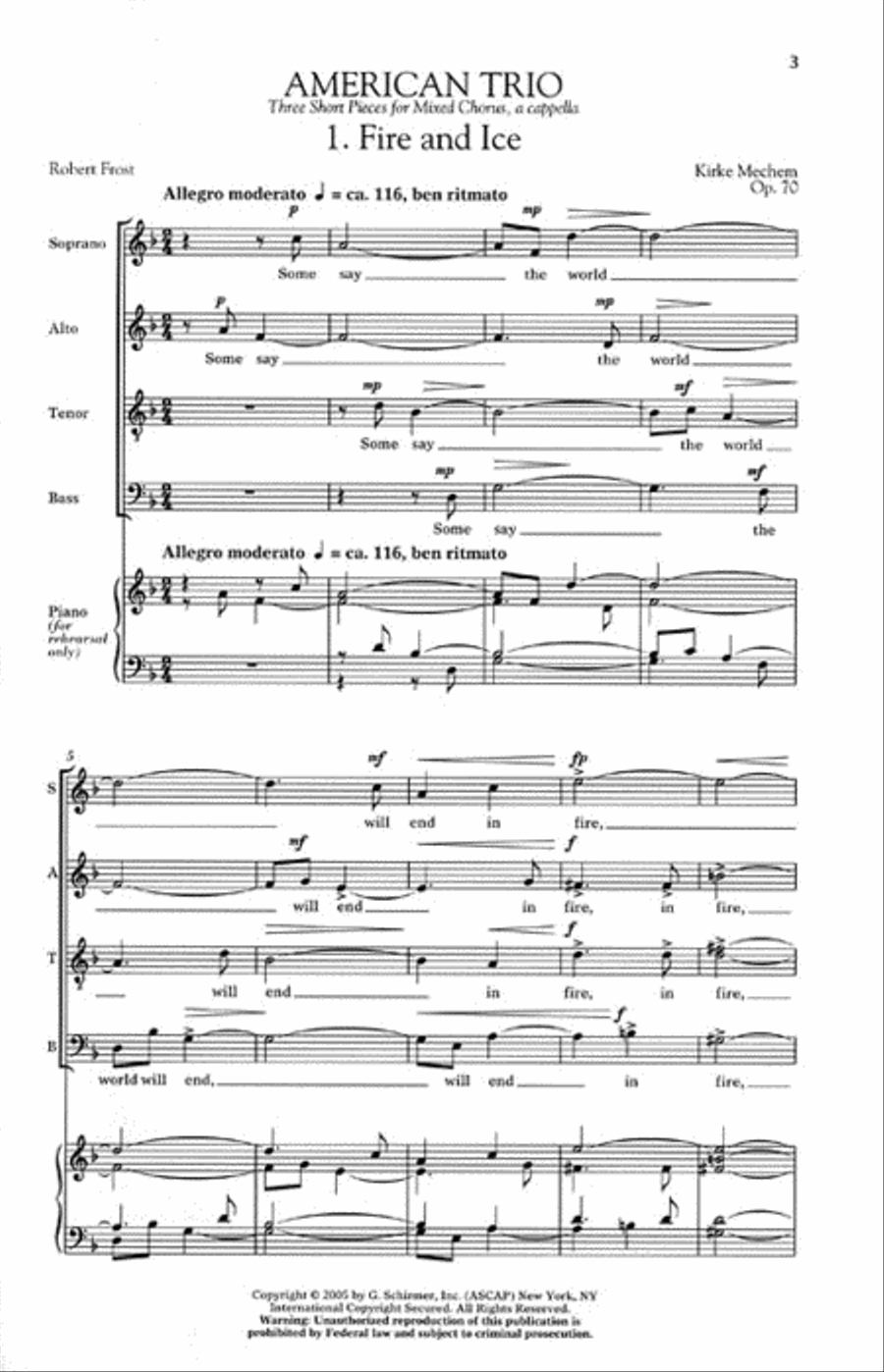 American Trio 4-Part scores gallery preview page 2