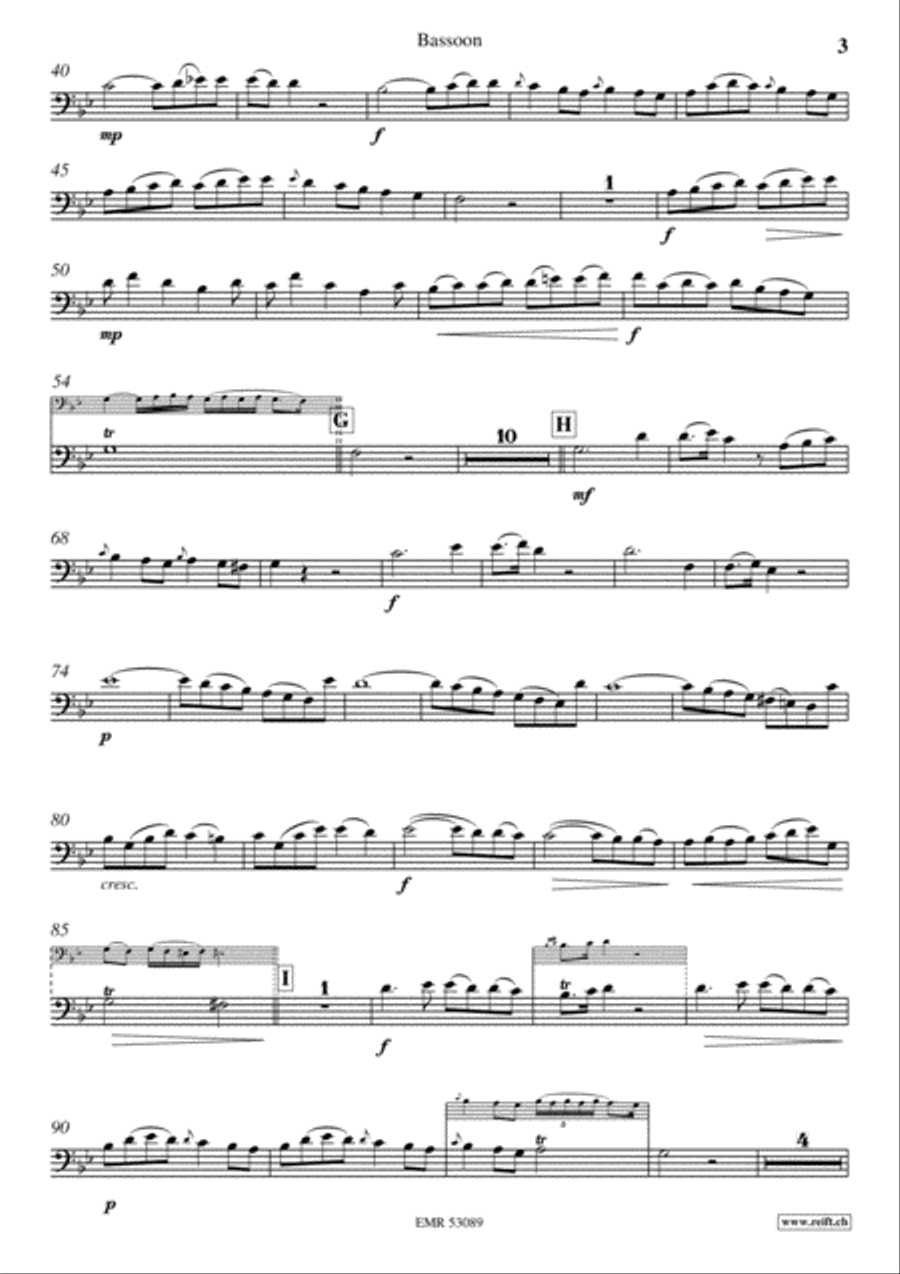 Concerto Bassoon Solo scores gallery preview page 4