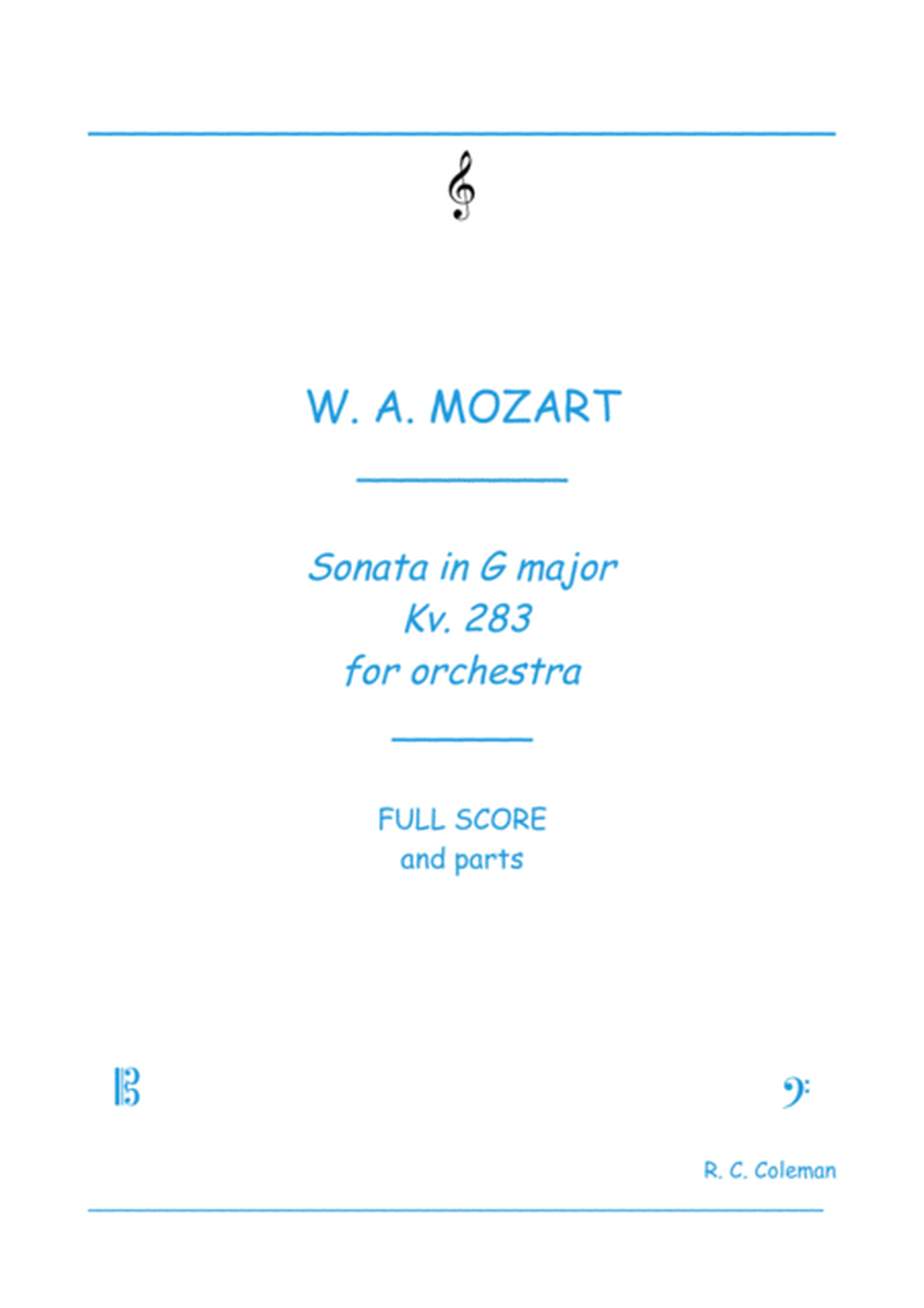 Mozart Sonata kv. 283 for Orchestra image number null