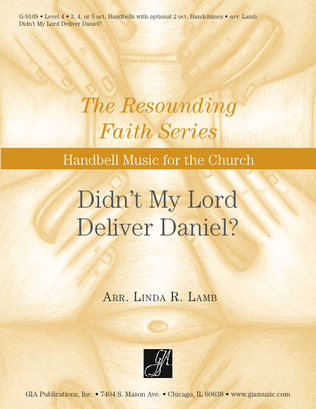 Didn't My Lord Deliver Daniel? - Handbells