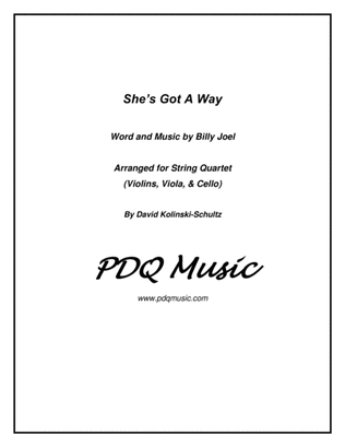 Book cover for She's Got A Way