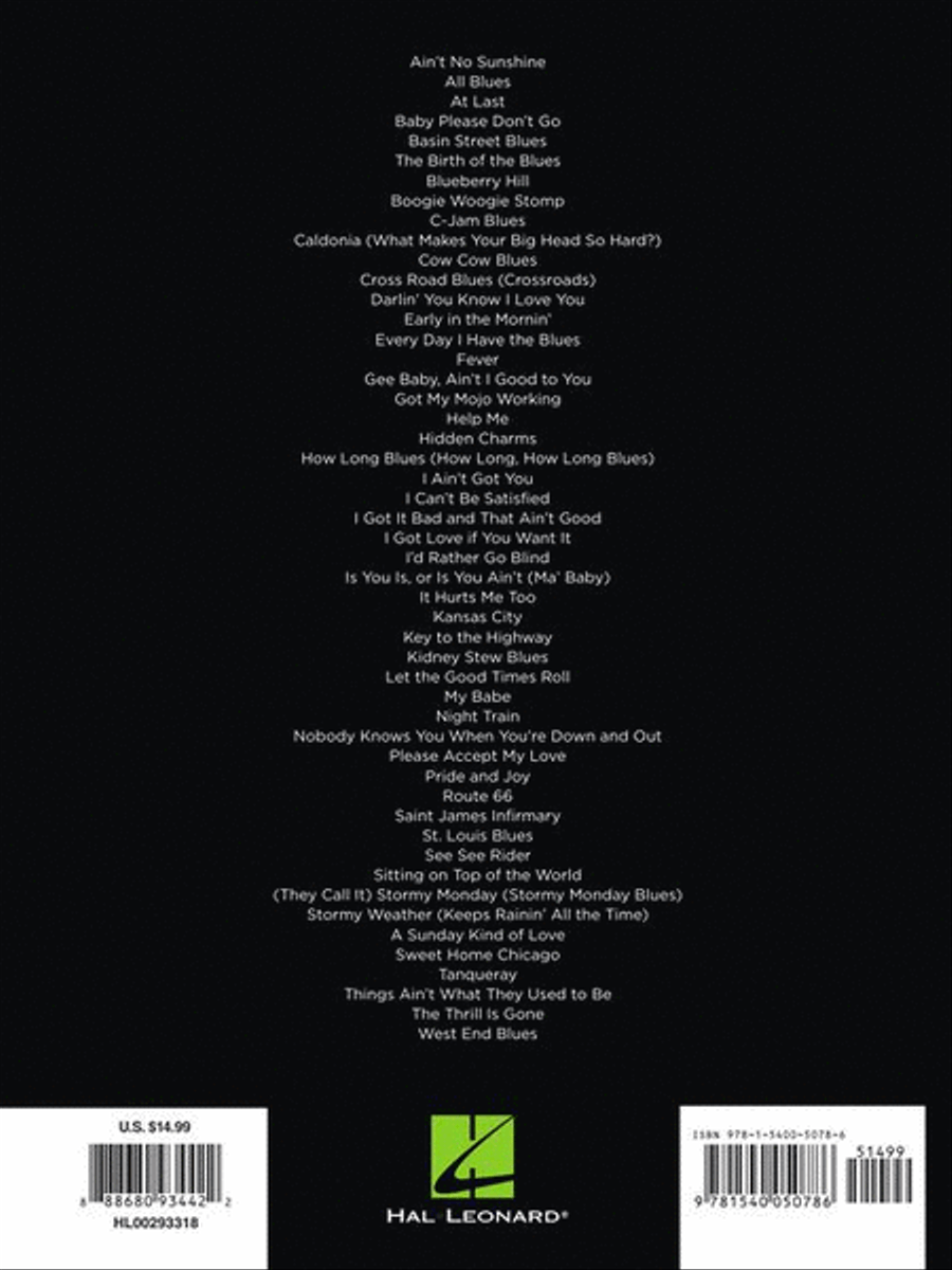 First 50 Blues Songs You Should Play on the Piano Easy Piano scores gallery preview page 7