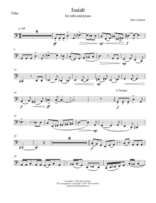 Tuba Solo - Isaiah (with piano accompaniment)