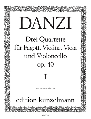 3 Quartets for violin, viola and cello, Volume 1