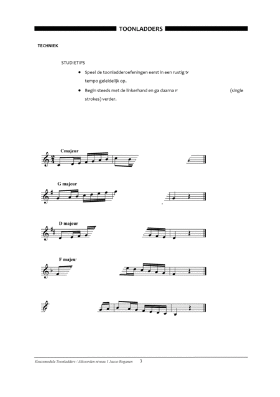 Percussion Modular: Toonladders / Akkoorden 1 Percussion scores gallery preview page 5