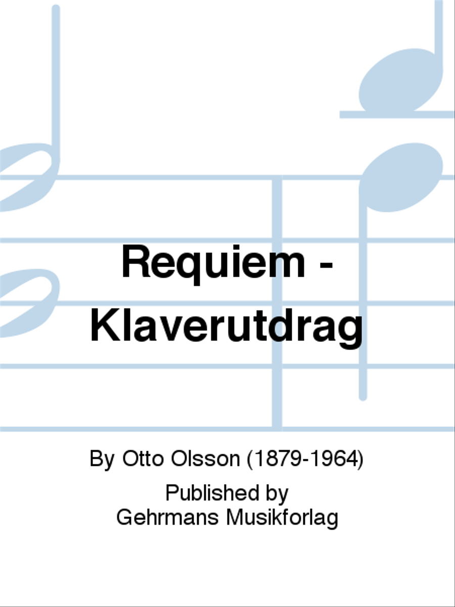 Requiem - Klaverutdrag Choir scores gallery preview page 1