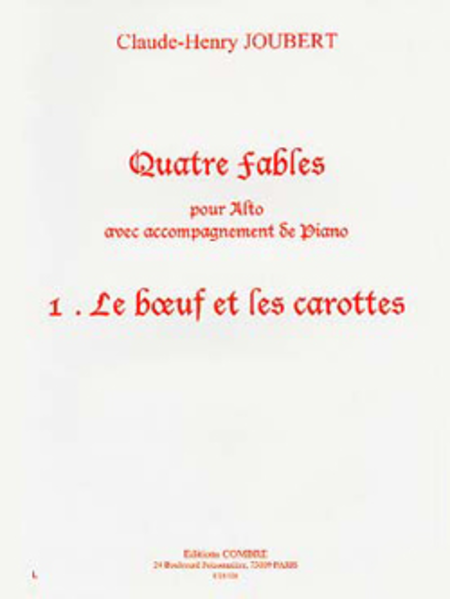 Fables (4), No. 1 Le Boeuf et les carottes
